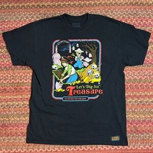 SOLD LETS DIG FOR TREASURE STEVEN RHODES GRAPHIC TEE